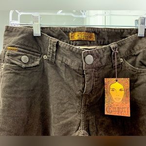 Juniors Size 5 Corduroy Pants.  Brown flare. NEW with tags!